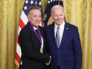 Bruce Springsteen ontvangt belangrijkste Amerikaanse onderscheiding voor kunstenaars