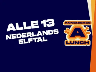 Oranjekoorts bij de Alle 13 tijdens Annemiekes A-Lunch