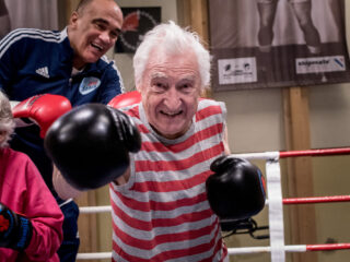 Recordpoging boksen met 65-plussers verloopt niet zonder slag of stoot