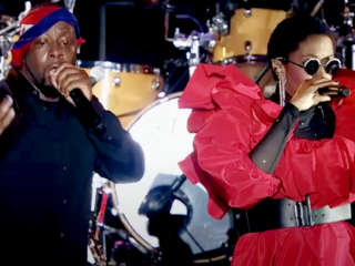 Reünie Fugees tijdens concert Lauryn Hill