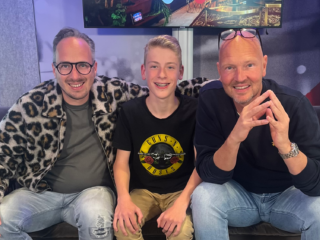 Abel (13) mocht radiomaken met Wout & Frank: 'Echt kicken'