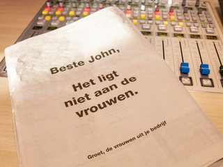 Hoe de 'Beste John'-advertentie op het laatste moment in het AD gedrukt werd