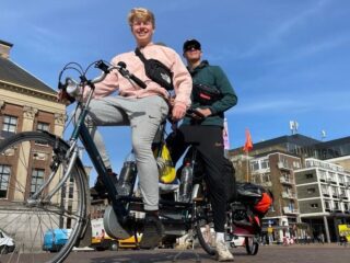 Herre en Jesper verruilen tandem voor kano en gaan naar Parijs!