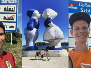 Laurens houdt niet van fietsen maar is wel fietsend onderweg naar WK in Qatar