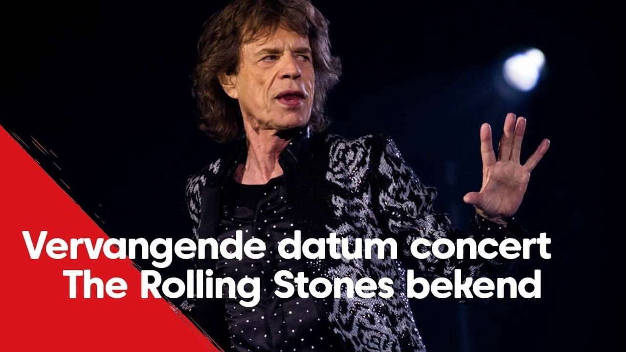 Nieuwe datum concert The Rolling Stones bekendgemaakt NPO Radio 2