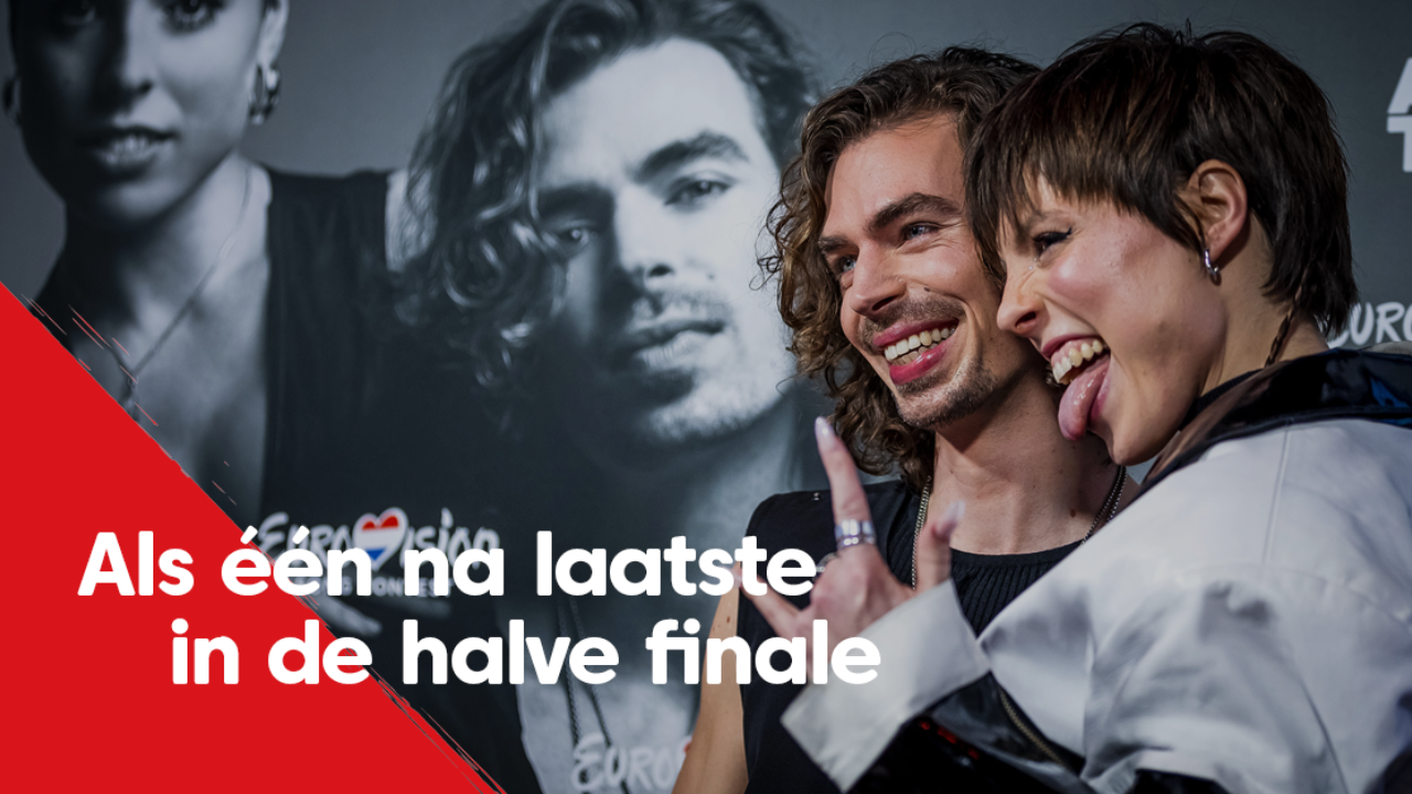 Nederland 14e act (van de 15) tijdens halve finale Songfestival NPO Radio 2 Nederland 14e act (van de 15) tijdens halve finale Songfestival NPO Radio 2