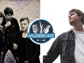 3JS en remme in de studio bij Muziekcafé