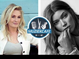 Miss Montreal en Hannah Mae in de studio bij Muziekcafé