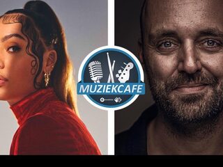 Tabitha en Niels Geusebroek in de studio bij Muziekcafé