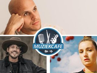 Milow, HEBE en Rob Dekay in Muziekcafé