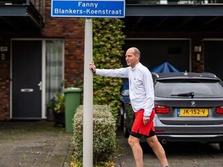 Hardloper Hans Polderman rent alle 1859 straten van Arnhem af