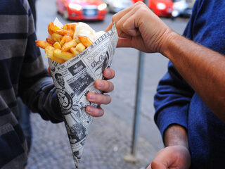 Rudy Gybels eet al 32 jaar iedere dag friet