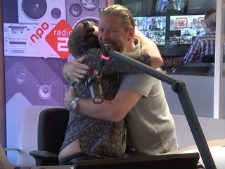 Jamai en Henkjan Smits in de studio