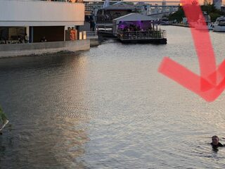Verbannen fan zwemt terug naar concertzaal