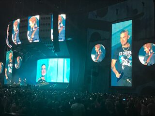 Robbie Williams bij Ed Sheeran in Amsterdam
