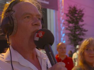 Stefan rent van zaal naar zaal op North Sea Jazz