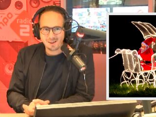 Rons tuin is nu al één groot kerstdorp