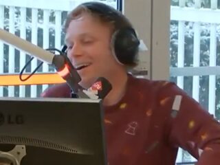 Sneeuwbui in de studio