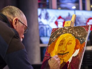 Een echte Rembrandt van Rijn voor luisteraar Maxim