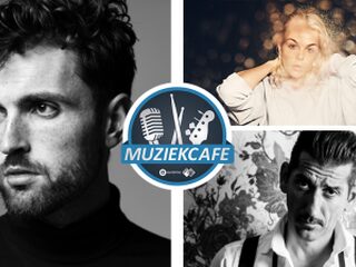 Duncan Laurence, Davina Michelle en Danny Vera bij Muziekcafé