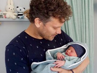 Paul Rabbering is vader geworden van zoon Abel