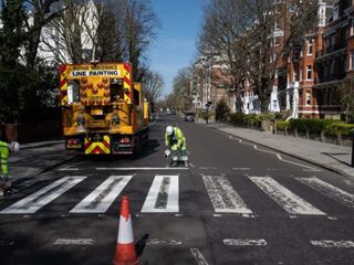 Iconisch Abbey Road zebrapad krijgt verse strepen