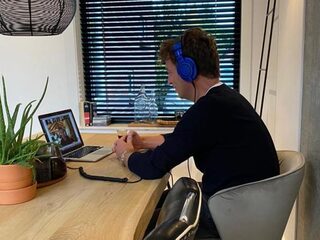 Jan-Willem had een Zoom-sessie met Bruce Springsteen