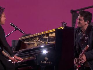John Mayer geeft bijzonder tintje aan historisch optreden Alicia Keys