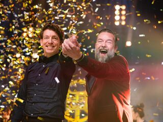 Jan-Willem Start Op viert winst RadioRing