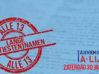 A-Lijst: Alle 13 Lange (Artiesten)Namen