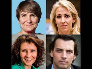 Hier liegen politieke partijen over!