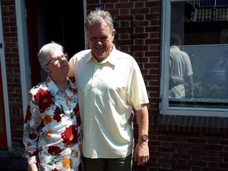 Een liefdevolle verrassing want Trees en Martin zijn al 55 jaar bij elkaar