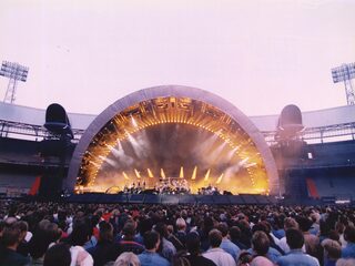 Pink Floyd speelde zonder Roger Waters in de Rotterdamse Kuip