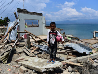 Michel Maas over de ramp in Sulawesi