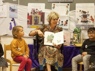 Prinses Laurentien is vandaag voorleesprinses