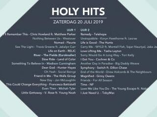 Playlist Holy Hits 20 juli 2019