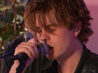 Muziekcafé vanuit de studio met Remme