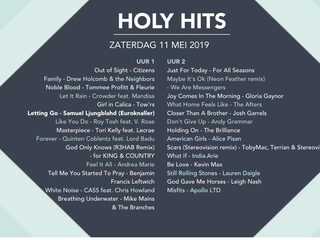 Playlist Holy Hits 11 mei 2019