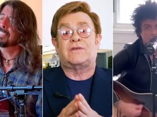 Elton John host benefietconcert met o.a. Dave Grohl en Billie Joe Armstrong