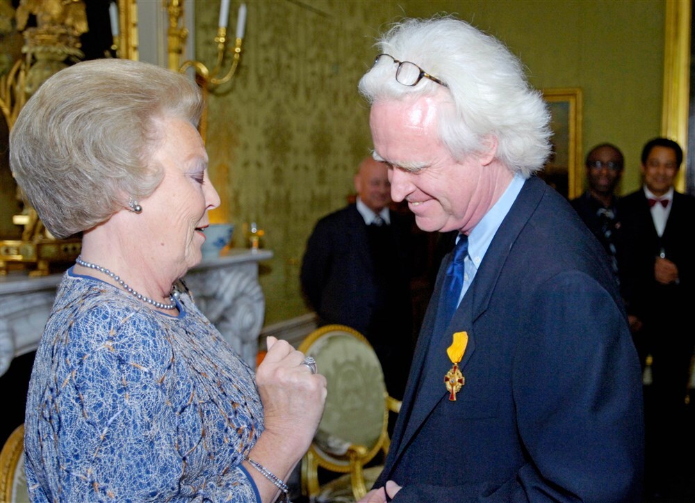Sieuwert Verster en koningin Beatrix in 2006