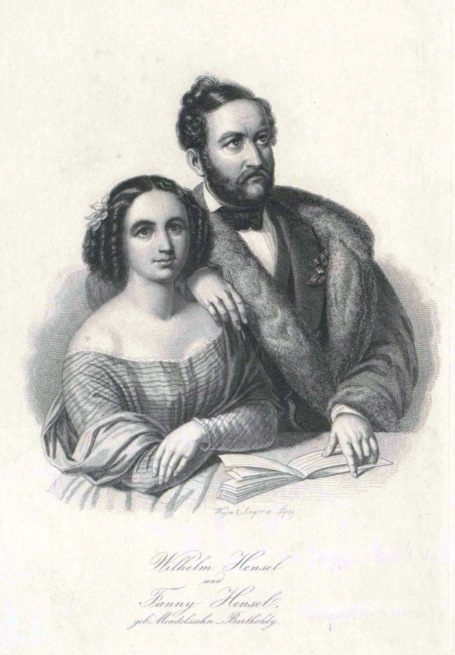 Fanny Mendelssohn en Wilhelm Hensel.