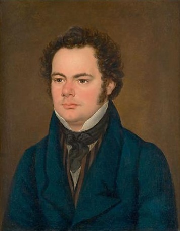 Franz Schubert geschilderd door Franz Eybl in 1827.
