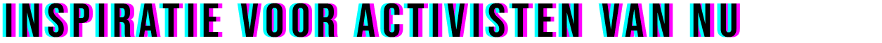 Inspiratie voor activisten van nu