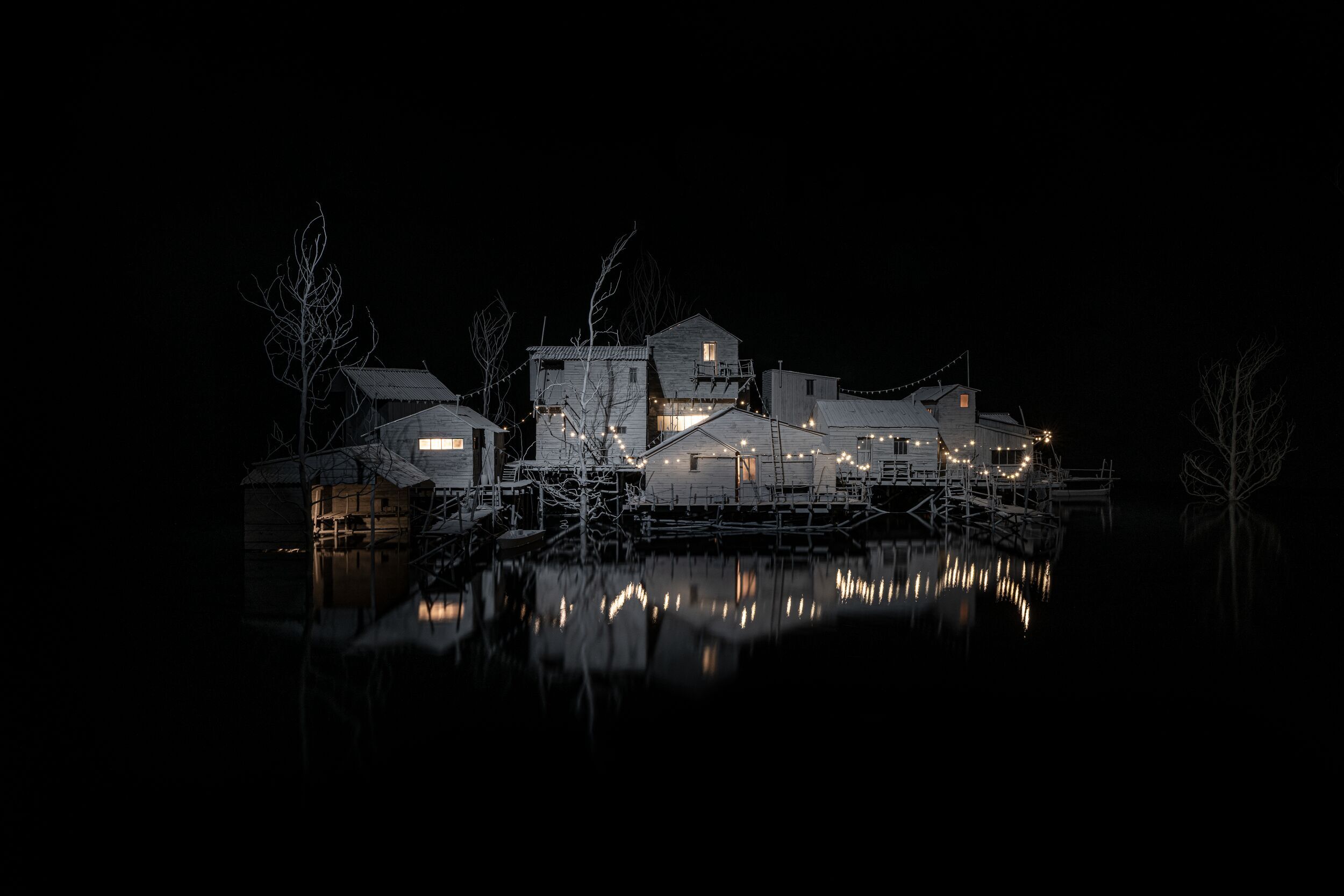 Large Hans Op de Beeck The Settlement Indoor 2016 photo Marjon Gemmeke 1