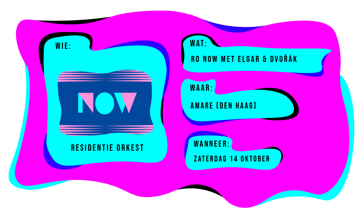 Wie: Residentie Orkest. Wat: Ro Now met Elgar en Dvorak. Waar: Amara Den Haag. Wanneer: zaterdag 14 oktober.