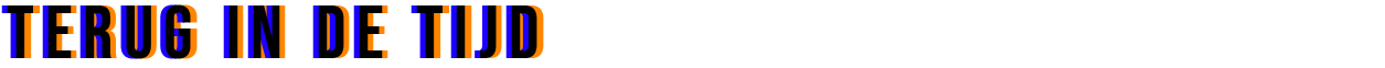 Terug in de tijd
