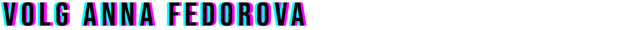 Volg Anna Fedorova via onderstaande knoppen