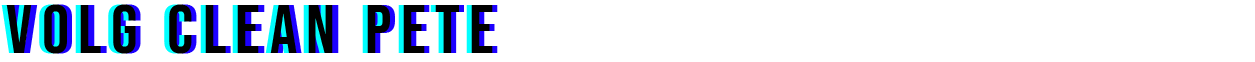 Volg Clean Pete via onderstaande knoppen