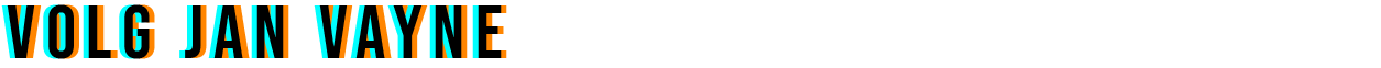 Volg Jan Vayne via onderstaande buttons