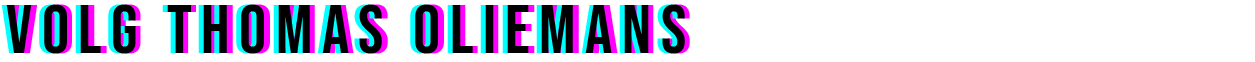 Volg Thomas Oliemans via onderstaande knoppen